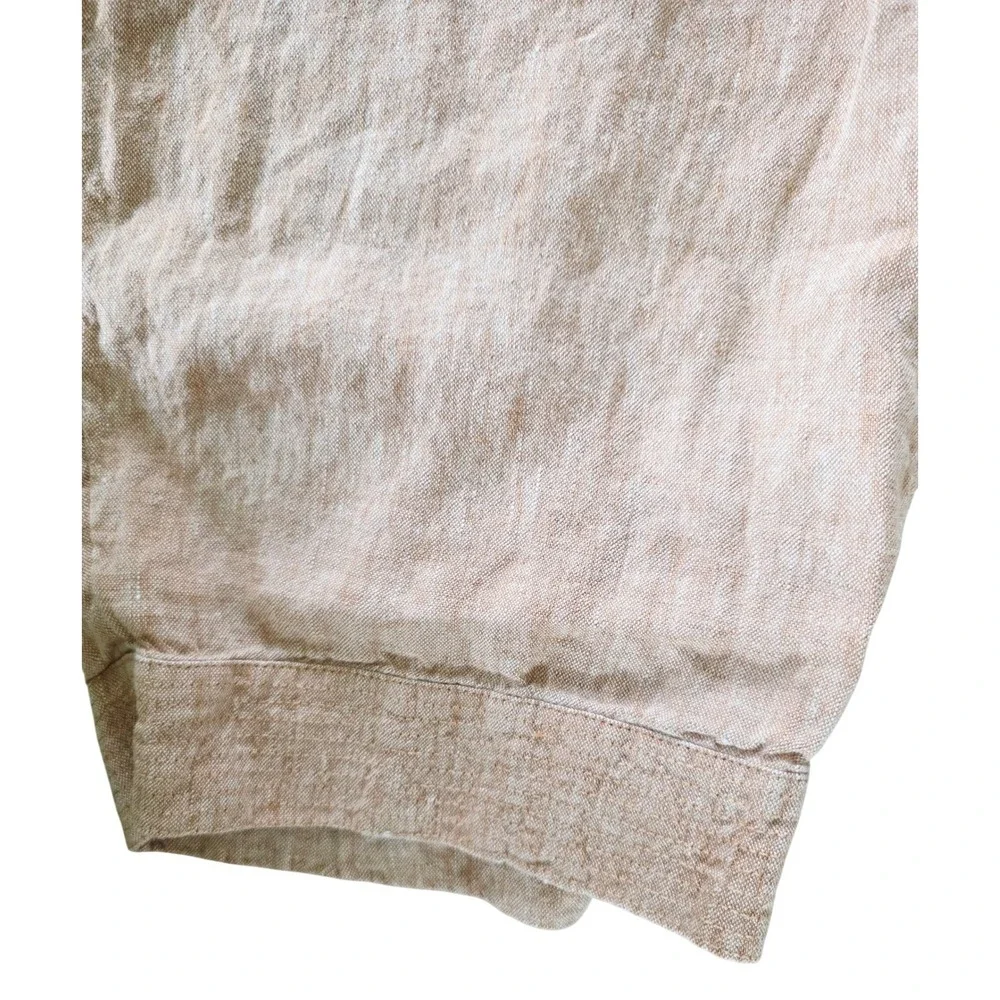J. JILL Pure Jill Linen‎ Cropped Pants Womens 3X Elastic Waist Casual Pockets - Picture 7 of 10
